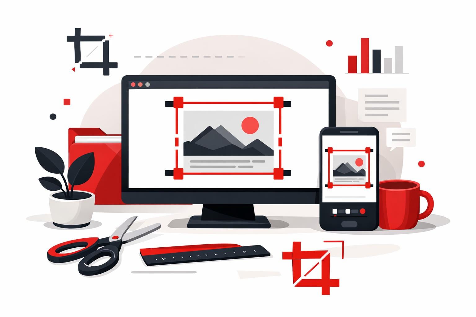 Cropping PDF margins in a web browser